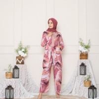 Alya Set Kulot dan Outer Casual Daily Wear