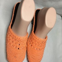 Sandal slip on orange